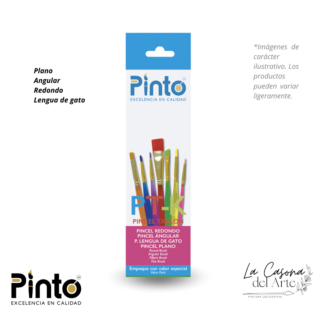PTK SET PINCEL PINTO TAKLON DE COLORES
