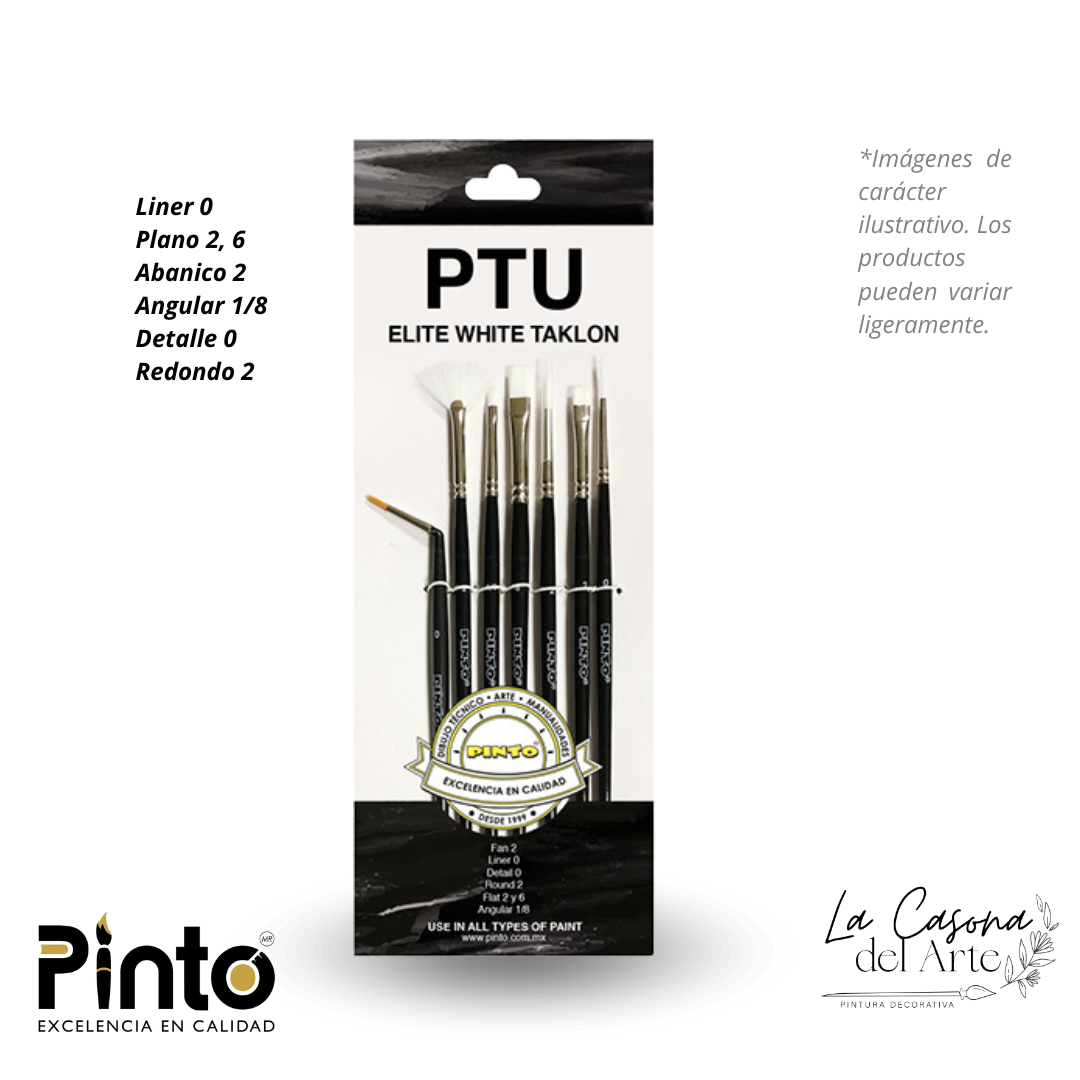 SET DE PINCEL ELITE WHITE TAKLON