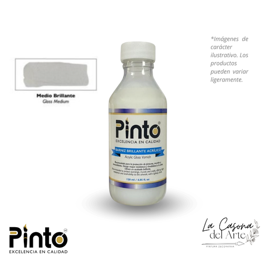 BARNIZ ACRÍLICO PINTO BRILLANTE 120ML