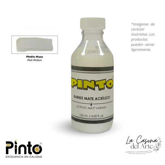 BARNIZ ACRÍLICO PINTO MATE 120ML